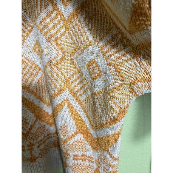 Bohemian Cropped Long Sleeve Sweater Women L Tan/brown Earthbound Earthy - Picture 6 of 9